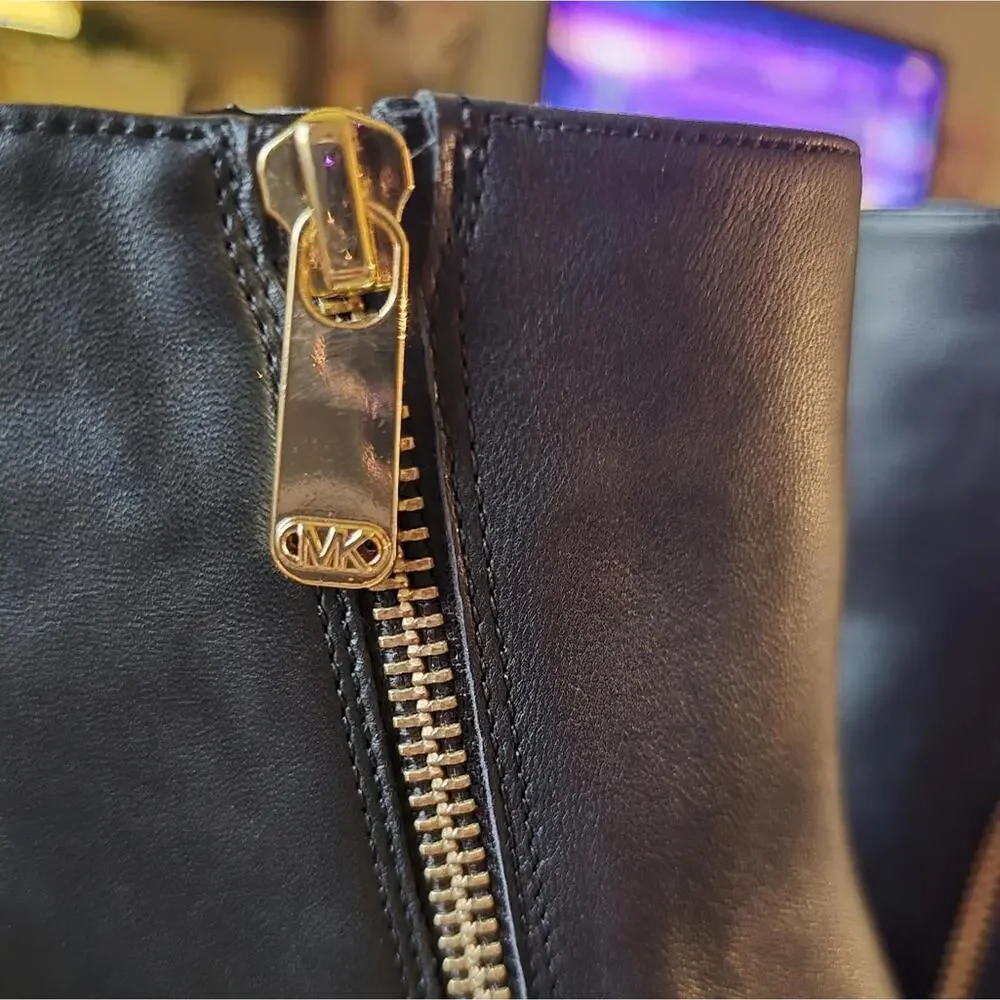 Michael Kors Cosmo Leather Kitten Boot - Picture 10 of 13